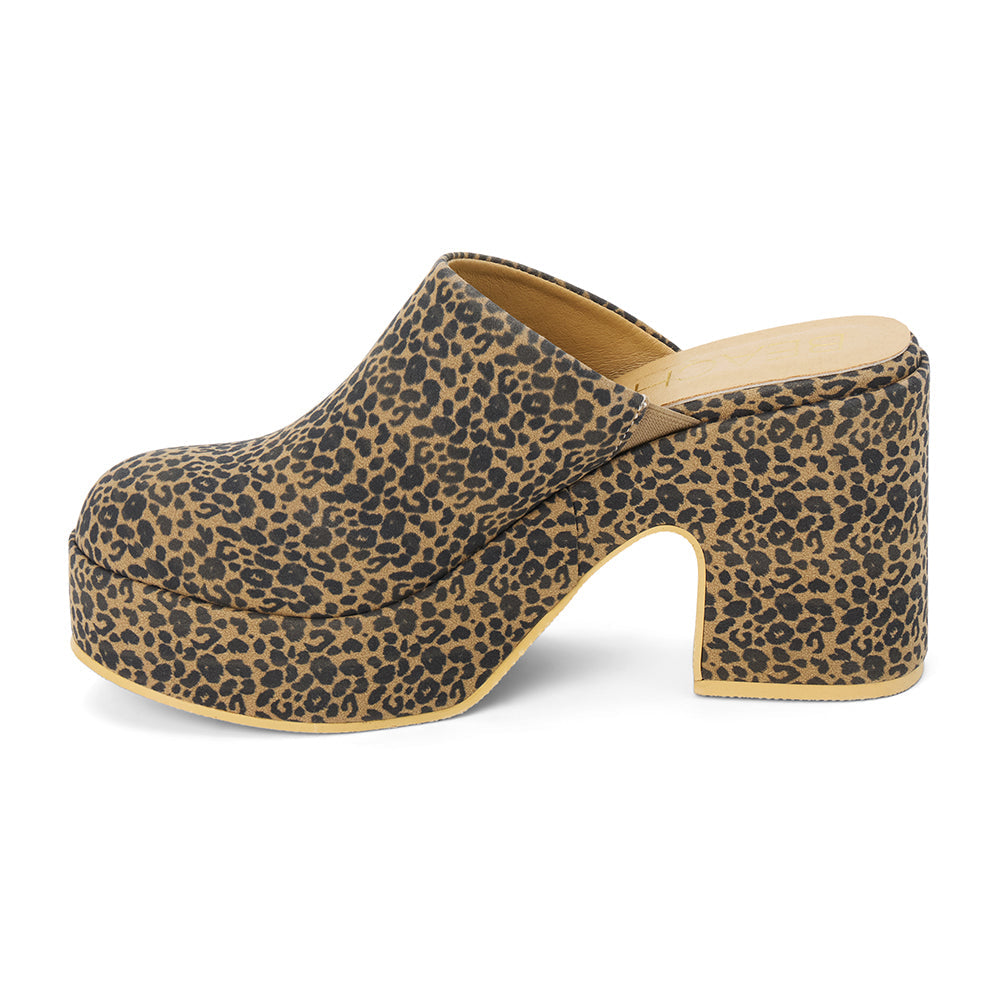 Tan Leopard Jayde platform mule Matisse Footwear For Sale