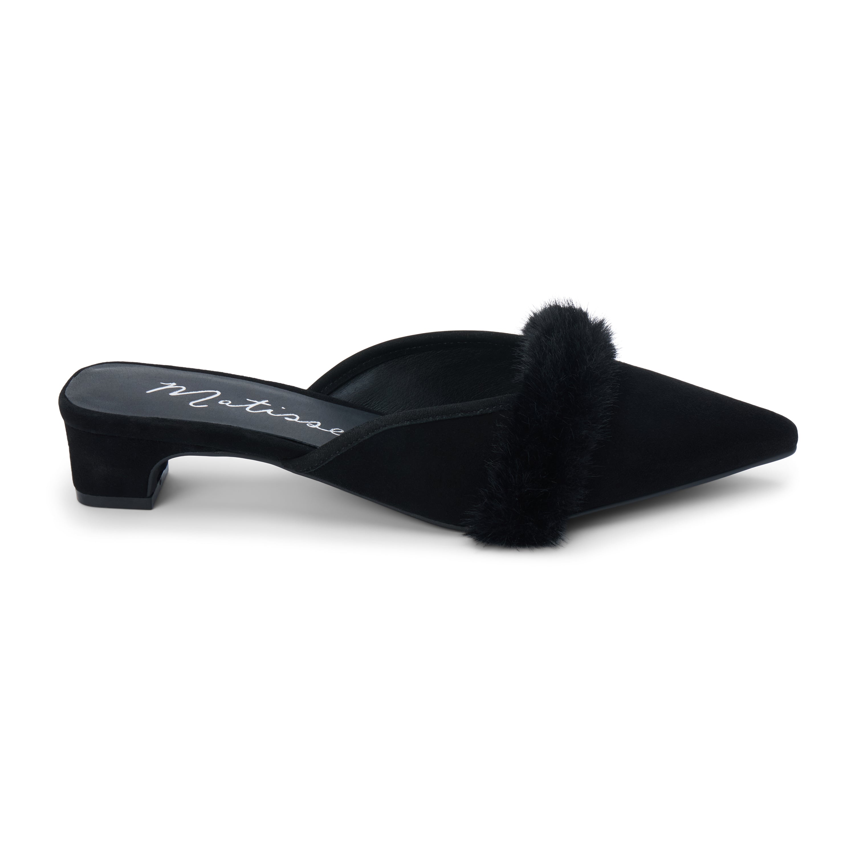 Black Suede Kellan heeled mule Matisse Footwear Sale