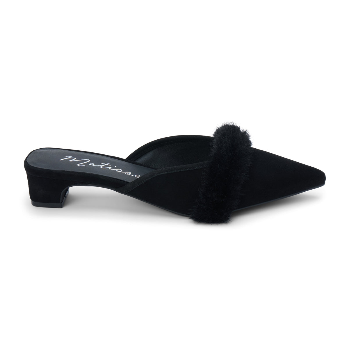 Black Suede Kellan heeled mule Matisse Footwear Sale
