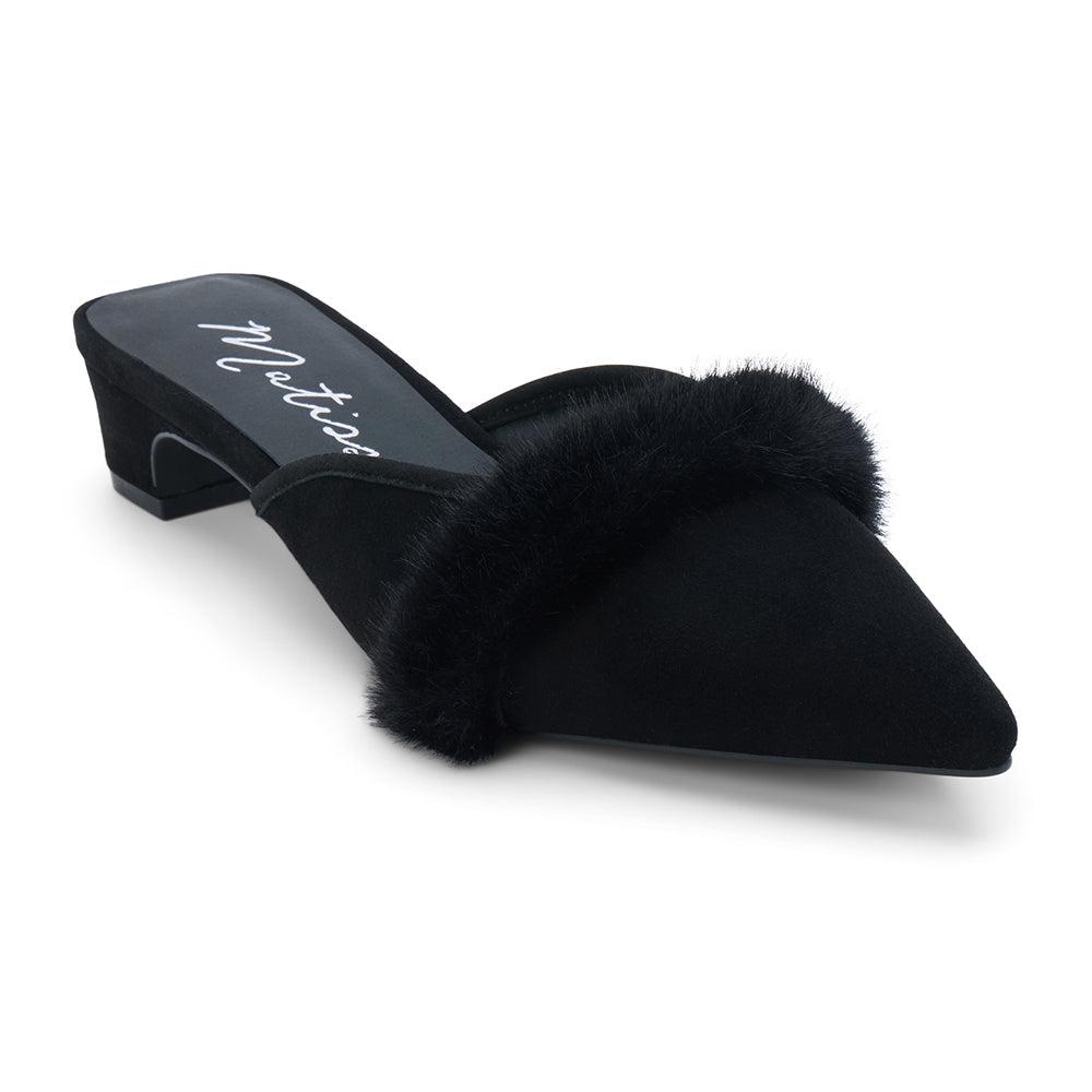Black Suede Kellan heeled mule Matisse Footwear Sale