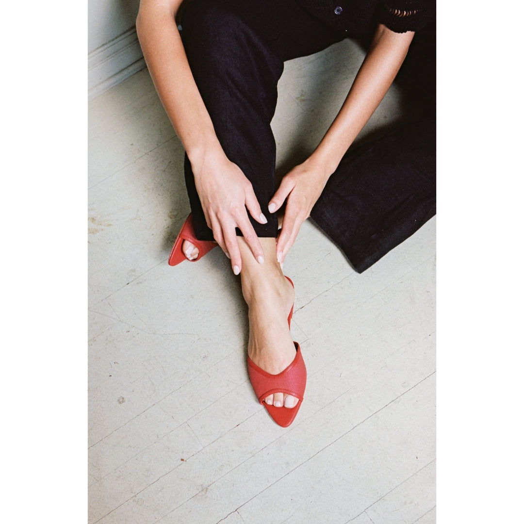 Red Jess slide sandal Matisse Footwear US