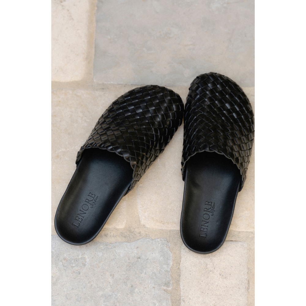 Black Eileen woven mule Matisse Footwear For Sale