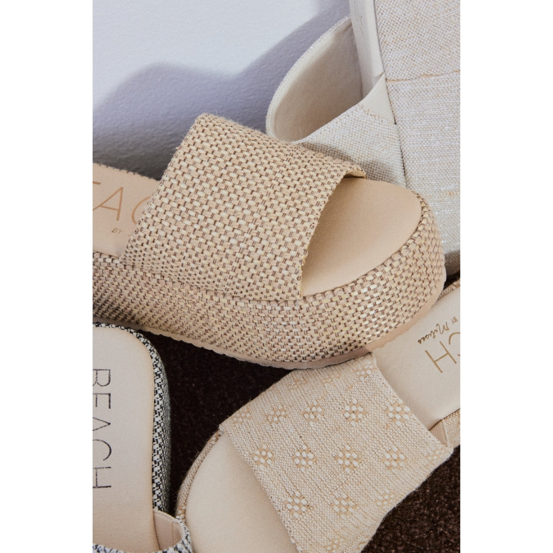 Silver Speckle Pismo platform sandal Matisse Footwear Outlet