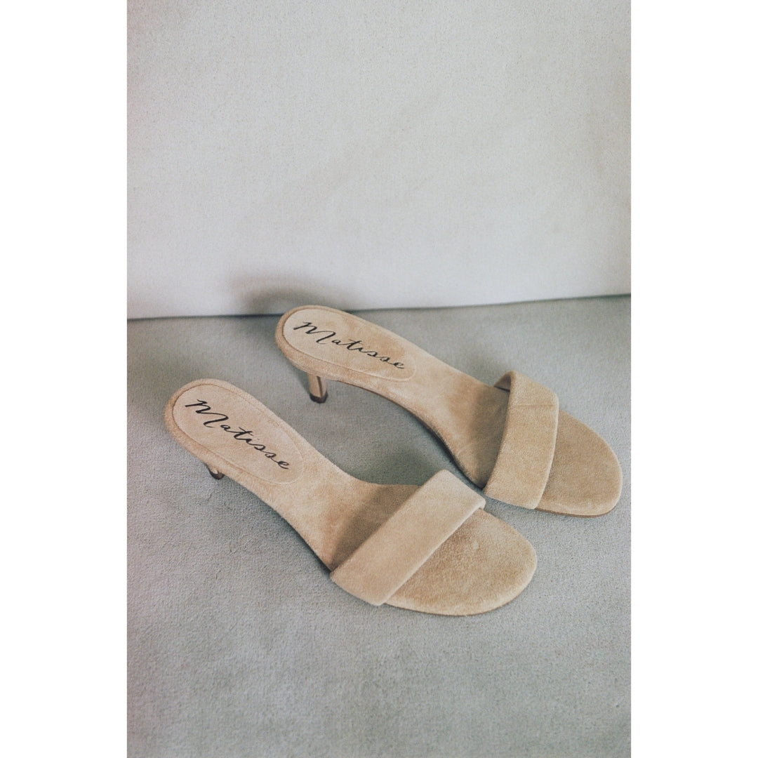 Natural Poppy heeled sandal Matisse Footwear Online Shop