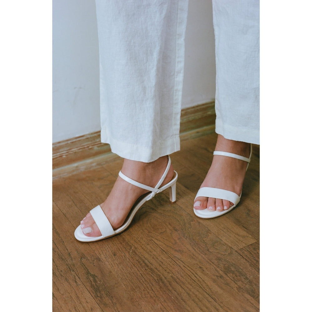 White Trinity heeled sandal Matisse Footwear US