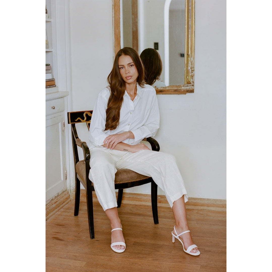 White Trinity heeled sandal Matisse Footwear US