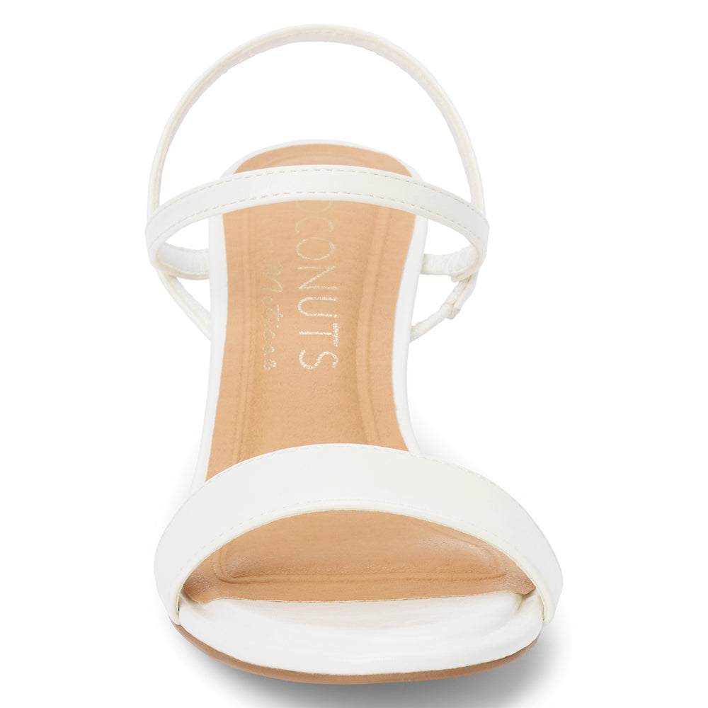 White Trinity heeled sandal Matisse Footwear US