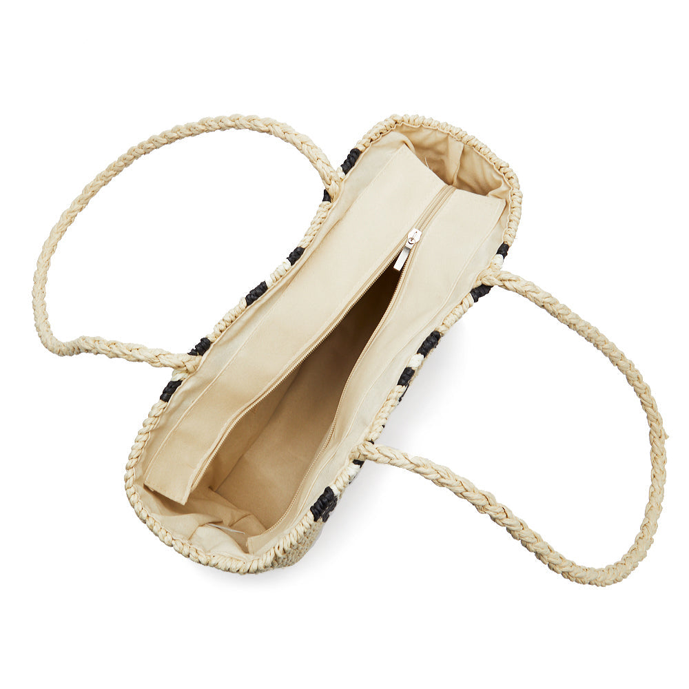 Natural/Black Catamaran tote bag Matisse Footwear US