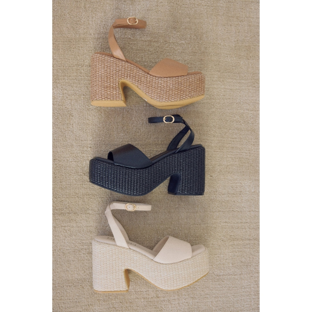 Ivory Arden platform sandal Matisse Footwear For Sale