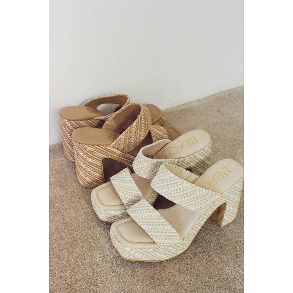 Cream Gem platform heel Matisse Footwear New