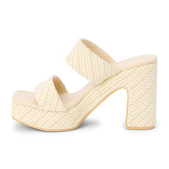 Cream Gem platform heel Matisse Footwear New