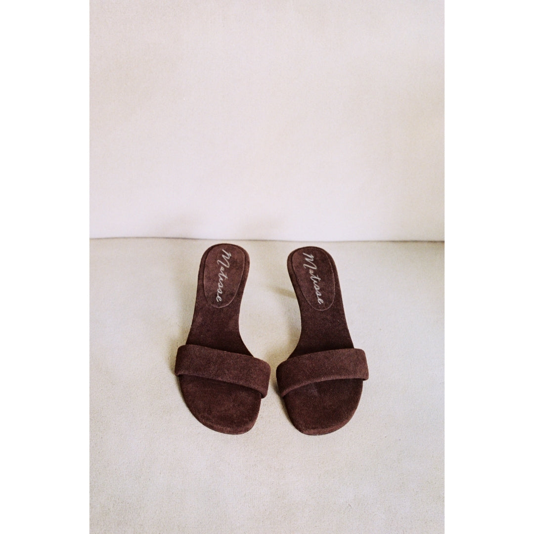 Chocolate Poppy heeled sandal Matisse Footwear New