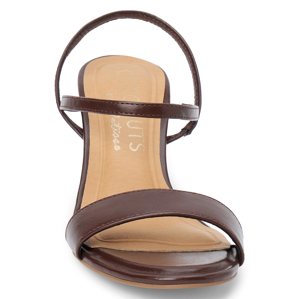 Chocolate Trinity heeled sandal Matisse Footwear US