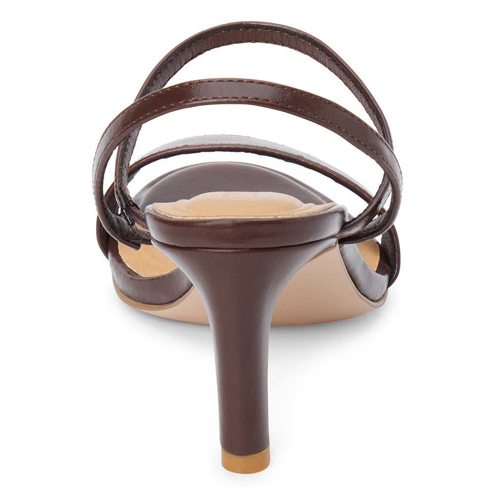 Chocolate Trinity heeled sandal Matisse Footwear US