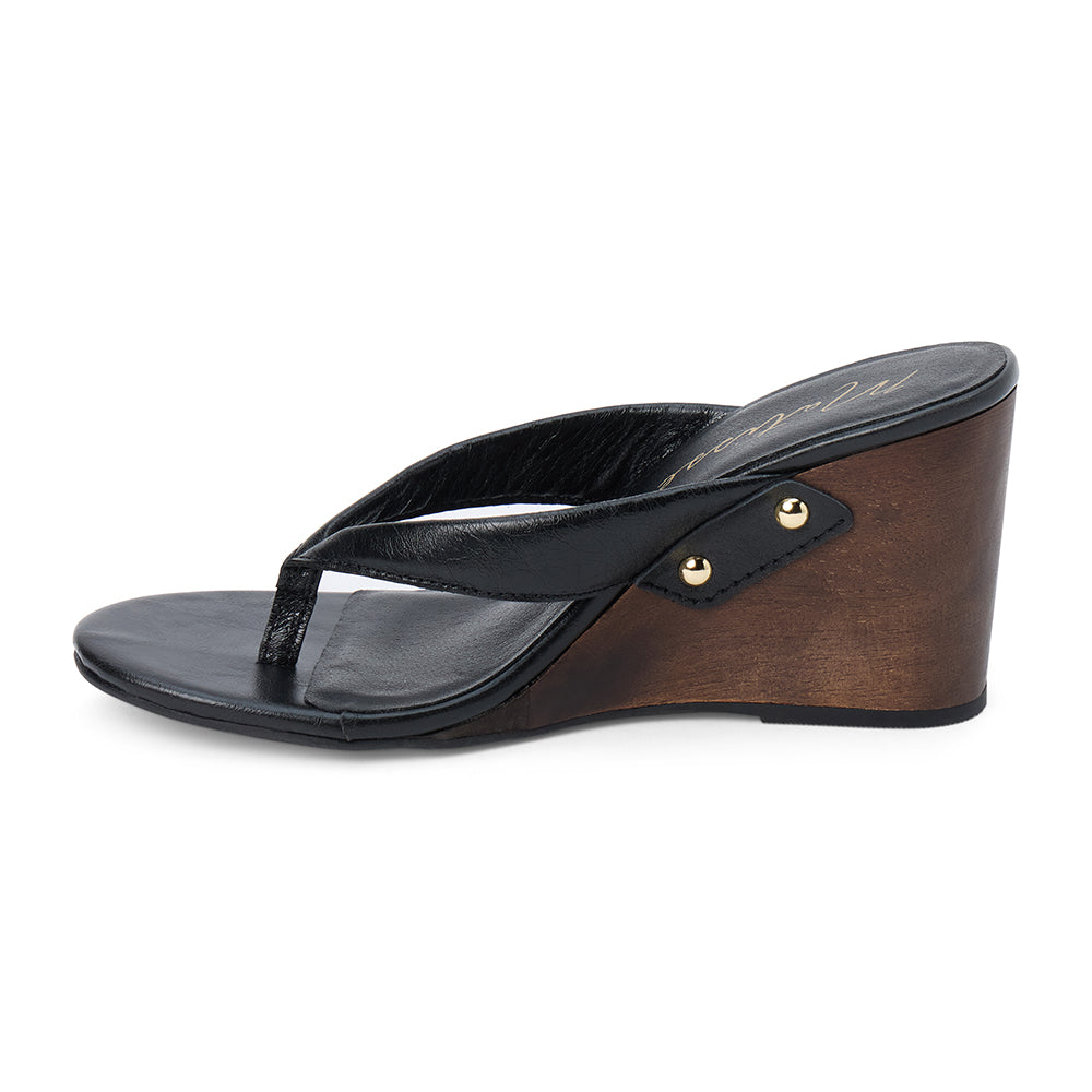 Black Maryland wedge sandal Matisse Footwear Online