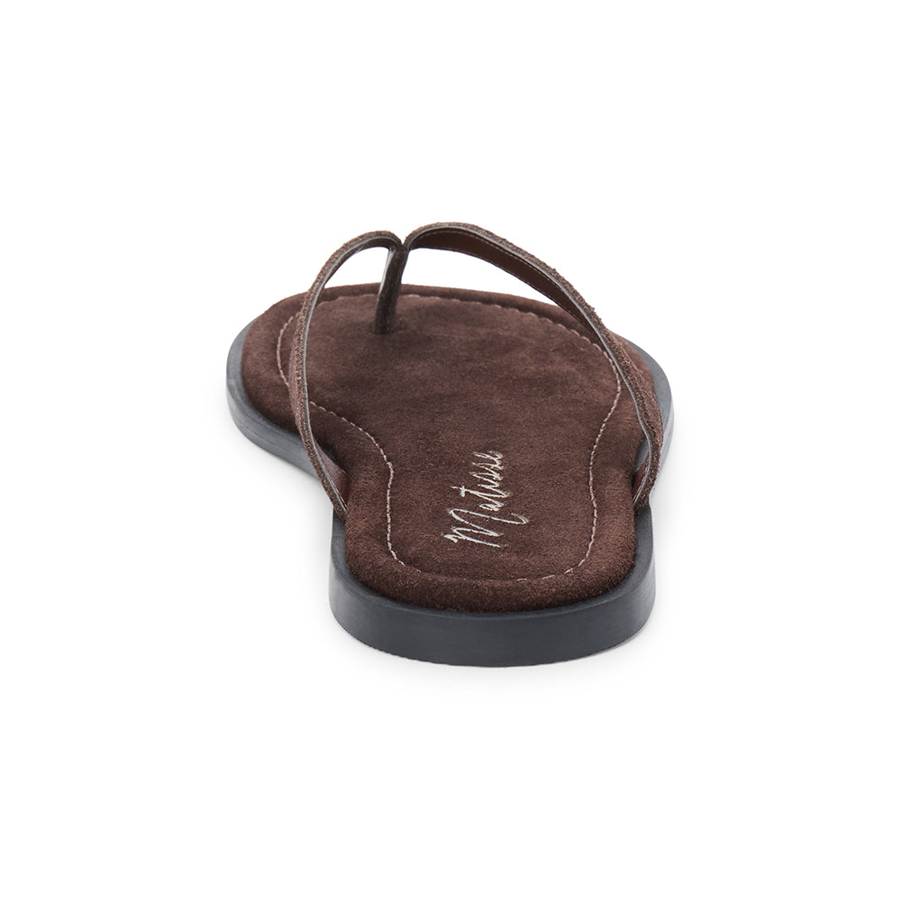 Chocolate Leo flip flop sandal Matisse Footwear Outlet
