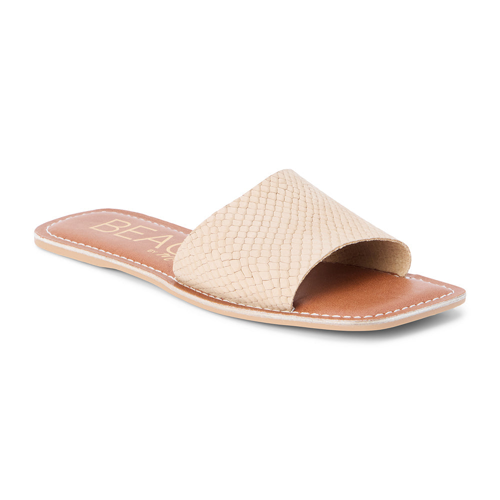 Taupe Snake Bali slide sandal Matisse Footwear US