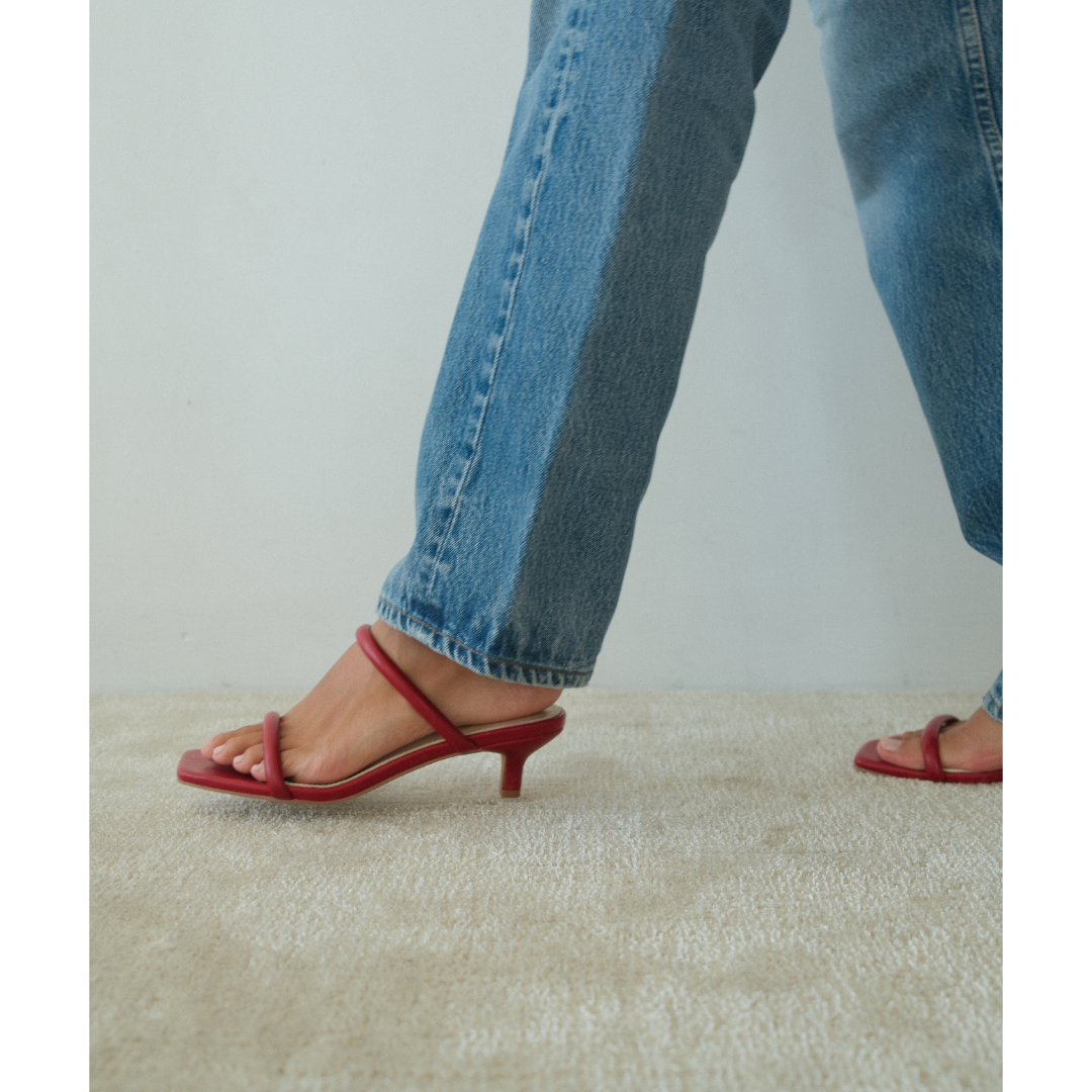 Red Jeanne heeled sandal Matisse Footwear For Sale