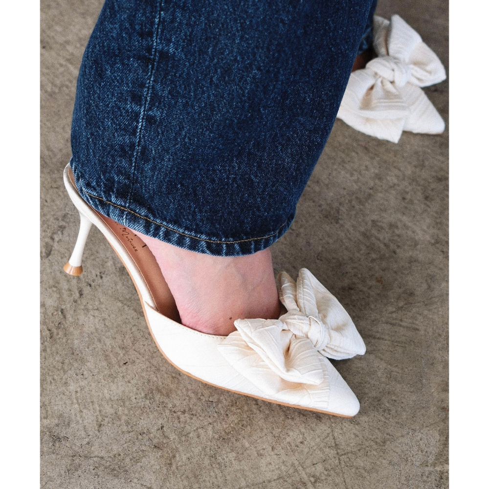 Cream Goldie heeled mule Matisse Footwear Outlet