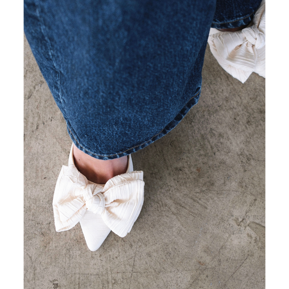 Cream Goldie heeled mule Matisse Footwear Outlet