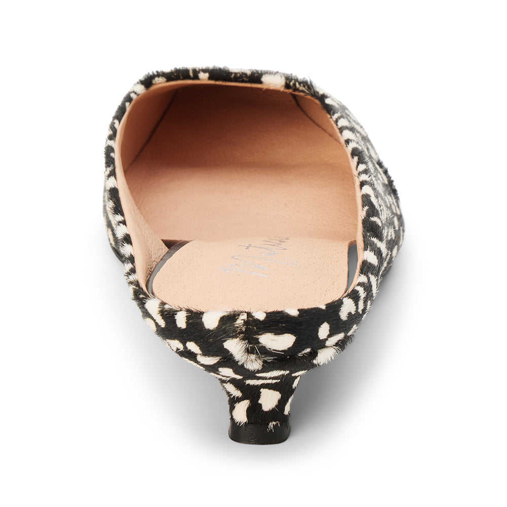 Black Multi Spot Classy heeled mule Matisse Footwear Online Shop