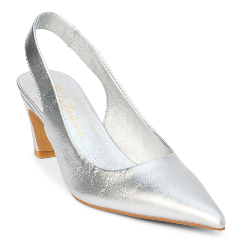 Silver Leona slingback heel Matisse Footwear New