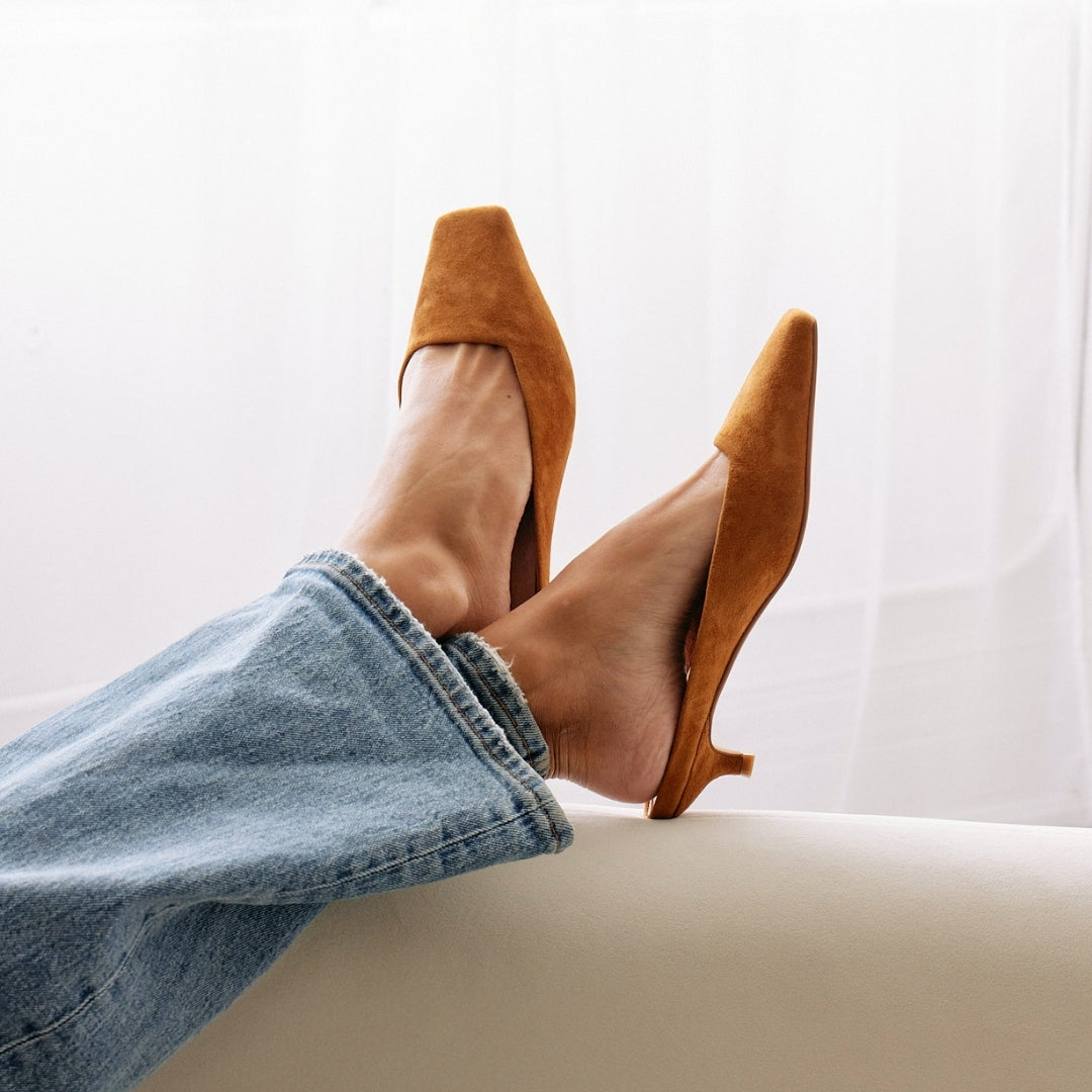 Tobacco Classy heeled mule Matisse Footwear On Sale