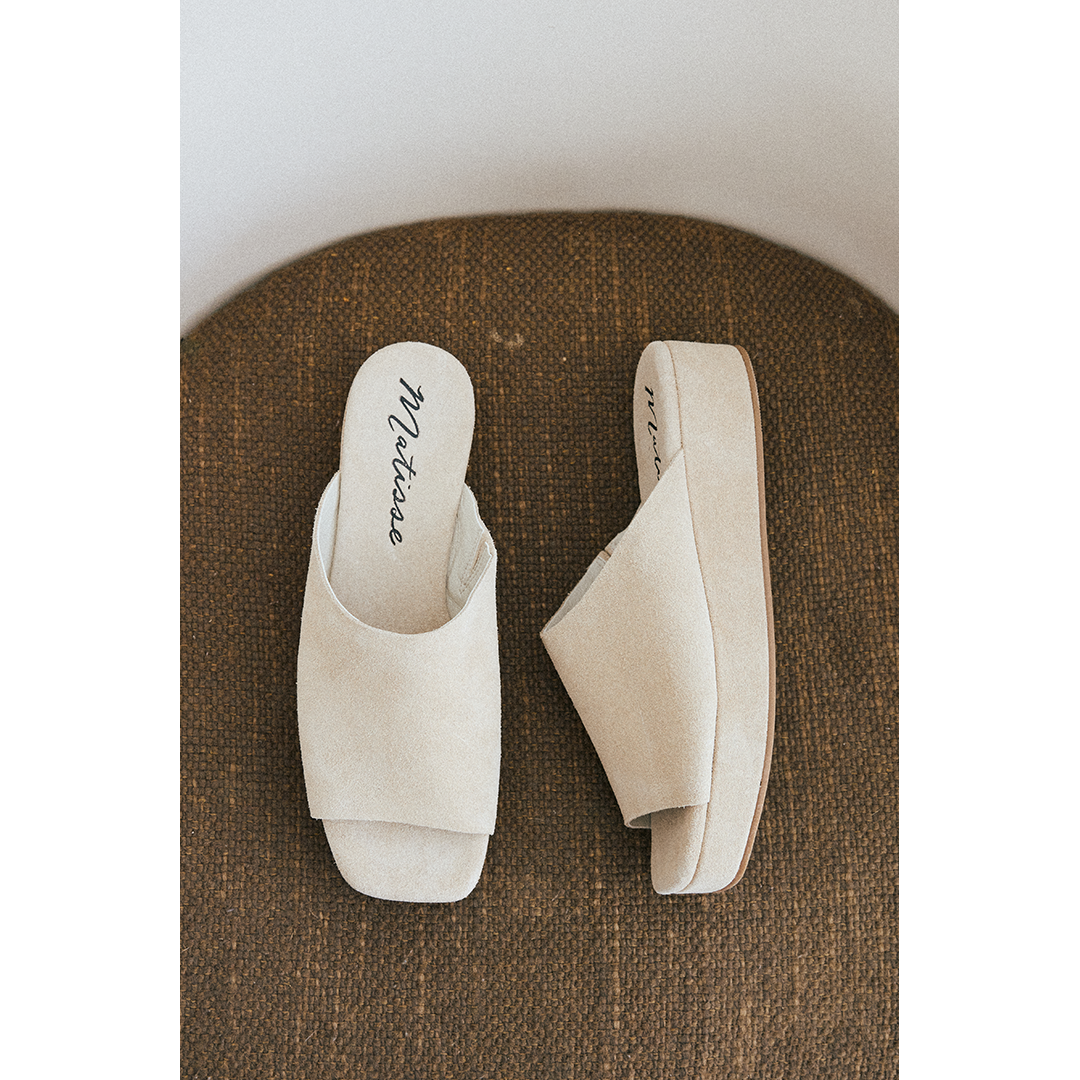 Sand Lido slide sandal Matisse Footwear Online Shop