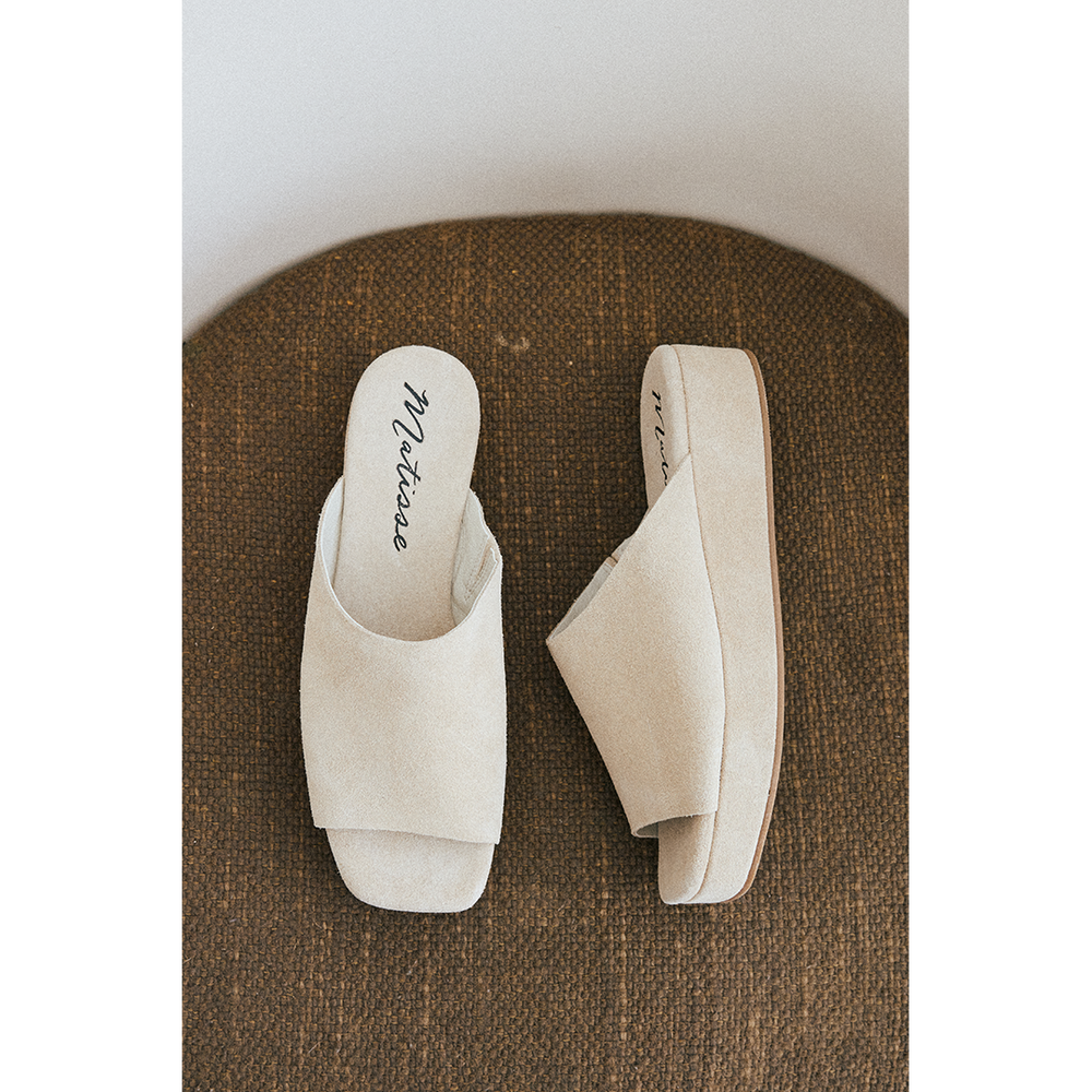 Sand Lido slide sandal Matisse Footwear Online Shop