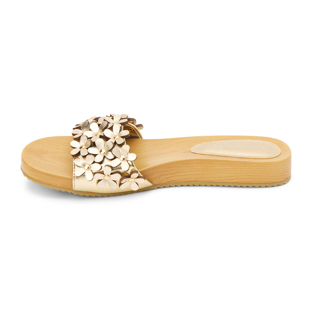 Gold Chelsea slide sandal Matisse Footwear Online