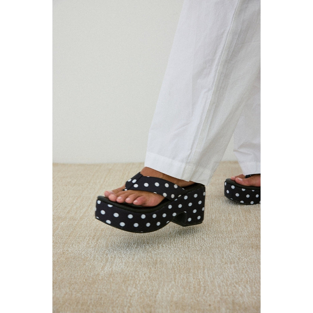 Black Polka Dot Bonnie platform sandal Matisse Footwear Discount