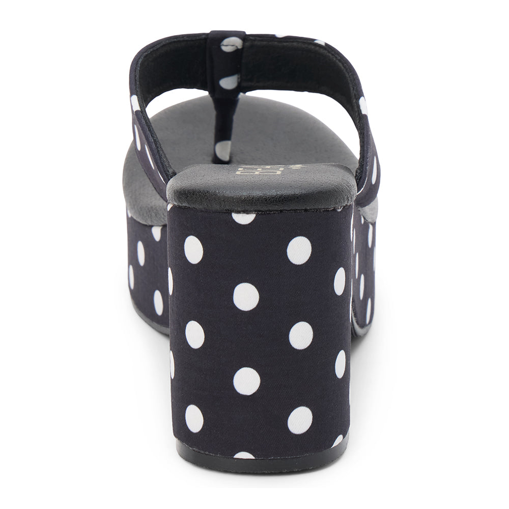Black Polka Dot Bonnie platform sandal Matisse Footwear Discount