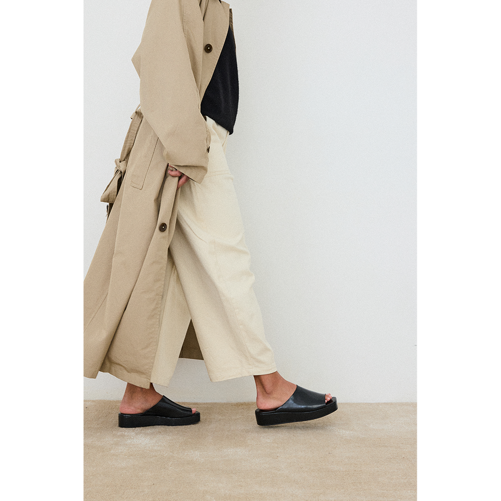 Black Lido slide sandal Matisse Footwear US