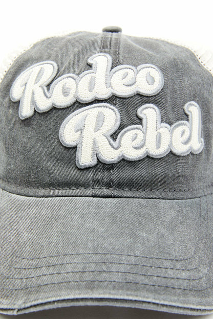 Idyllwind Rodeo Rebel Embroidered Mesh-Back Baseball Hat
