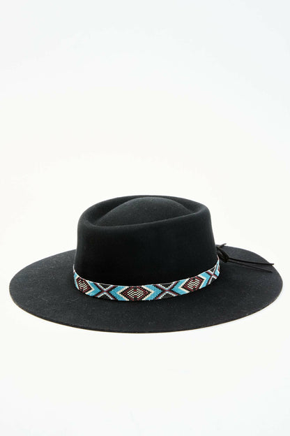 Idyllwind Draw The Line Beaded Band Wool Felt Western Hat
