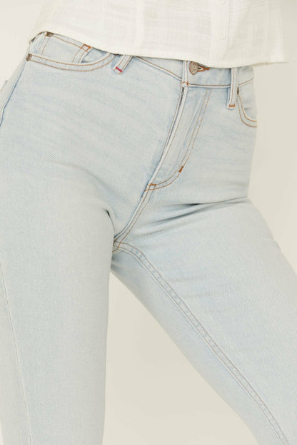 Idyllwind High Risin' Sunglow Wash Distressed Knee Flare Jeans