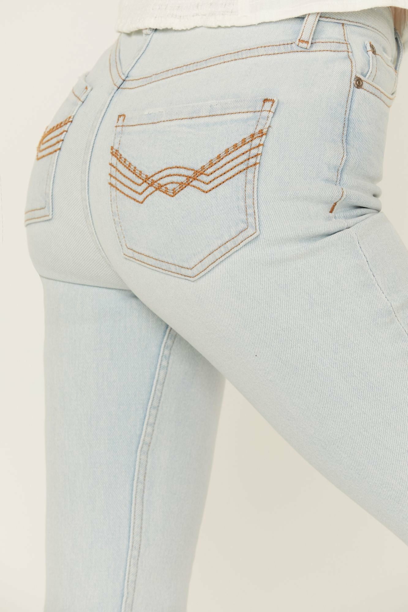Idyllwind High Risin' Sunglow Wash Distressed Knee Flare Jeans