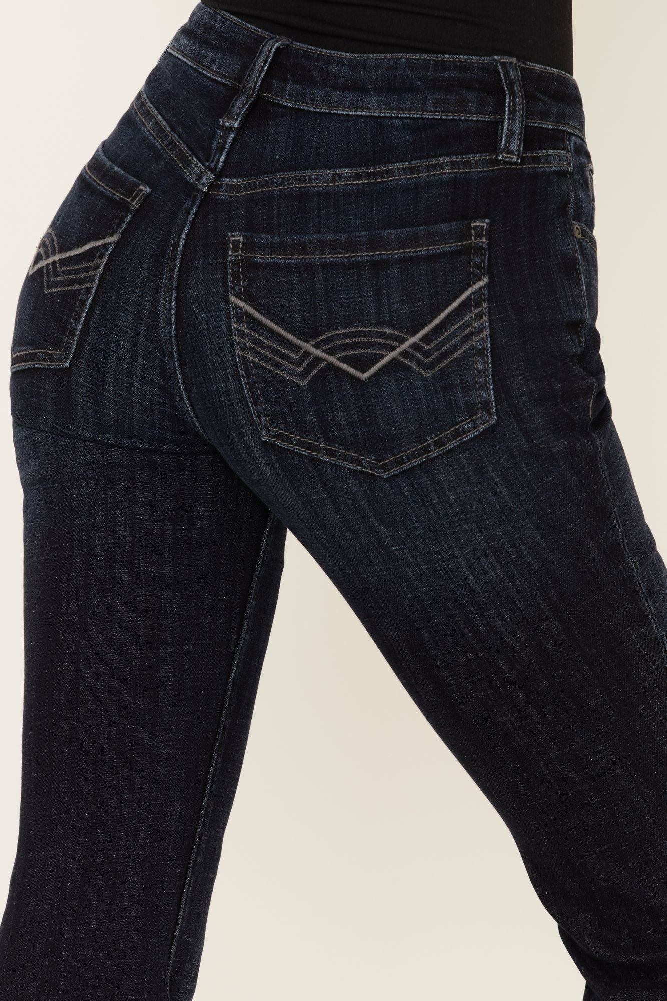 Idyllwind Hickory Place Dark Wash High Risin' Slit Bootcut Jeans