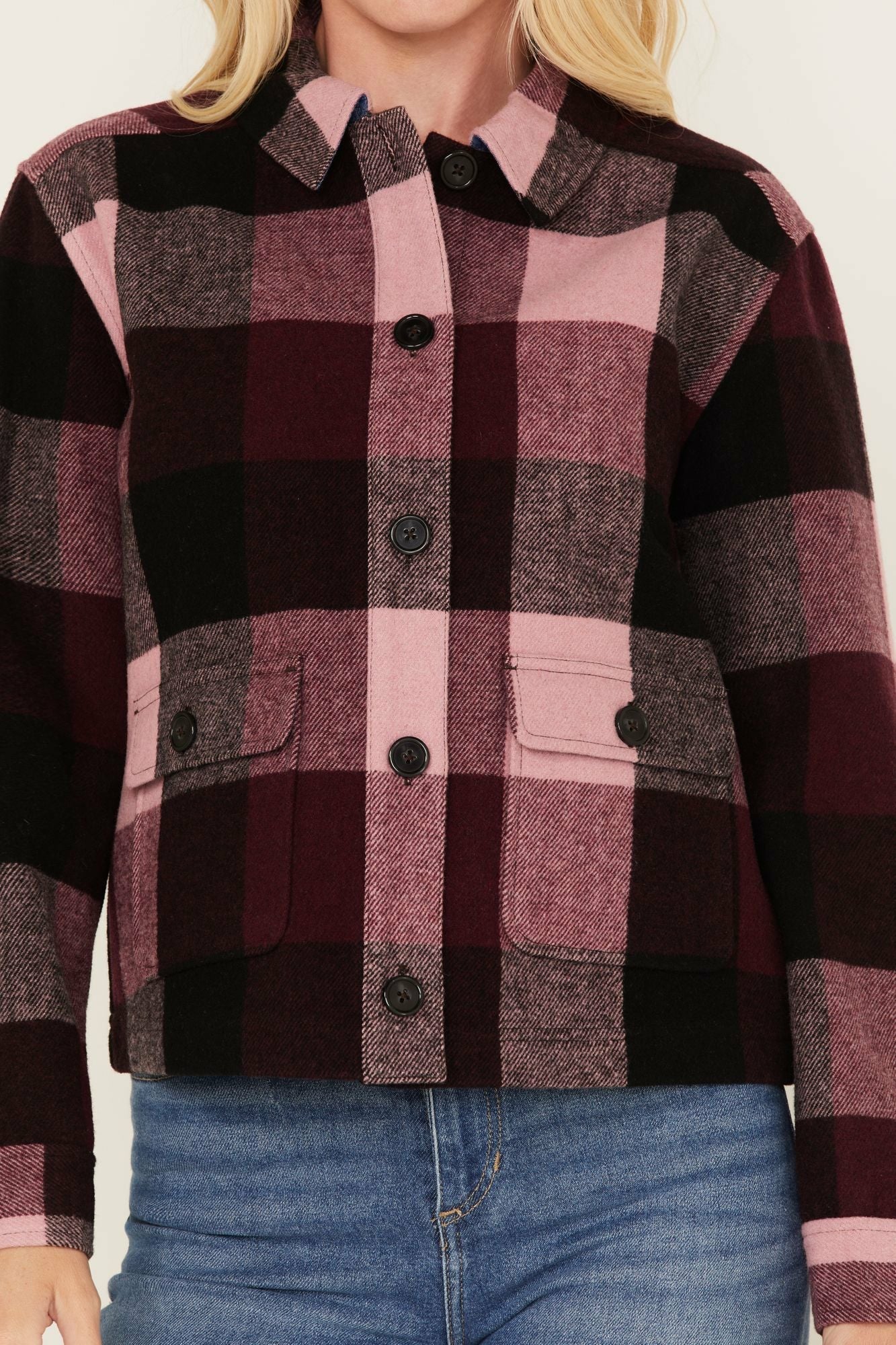 Idyllwind Pocket Days Plaid Print Shacket Jacket