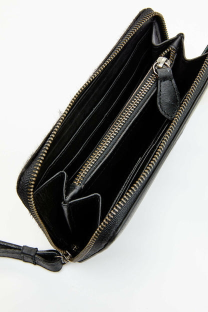 Idyllwind Black Laredo Hair-on Cowhide Wristlet Wallet