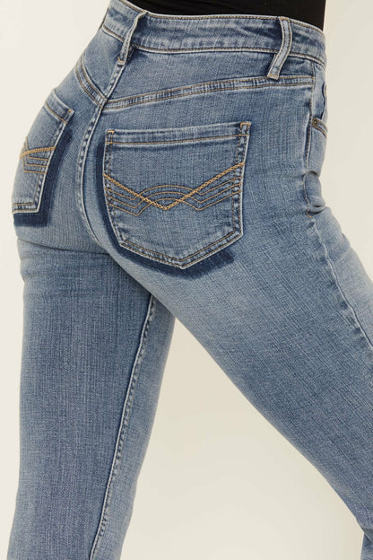 Idyllwind Amalie Light Wash Rebel Mid Rise Bootcut Jeans