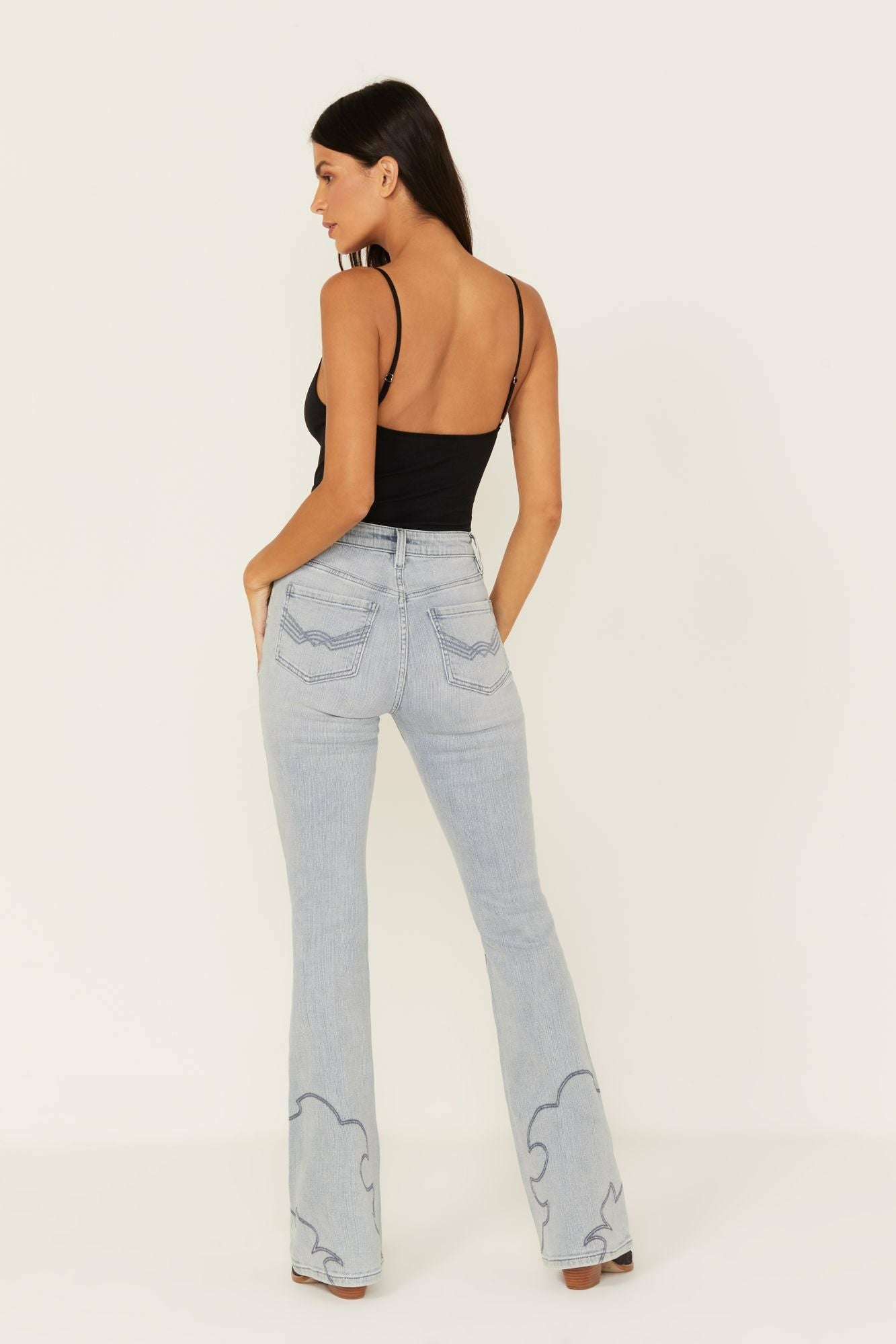 Idyllwind Darbi High Risin Western Stitched Flare Jeans