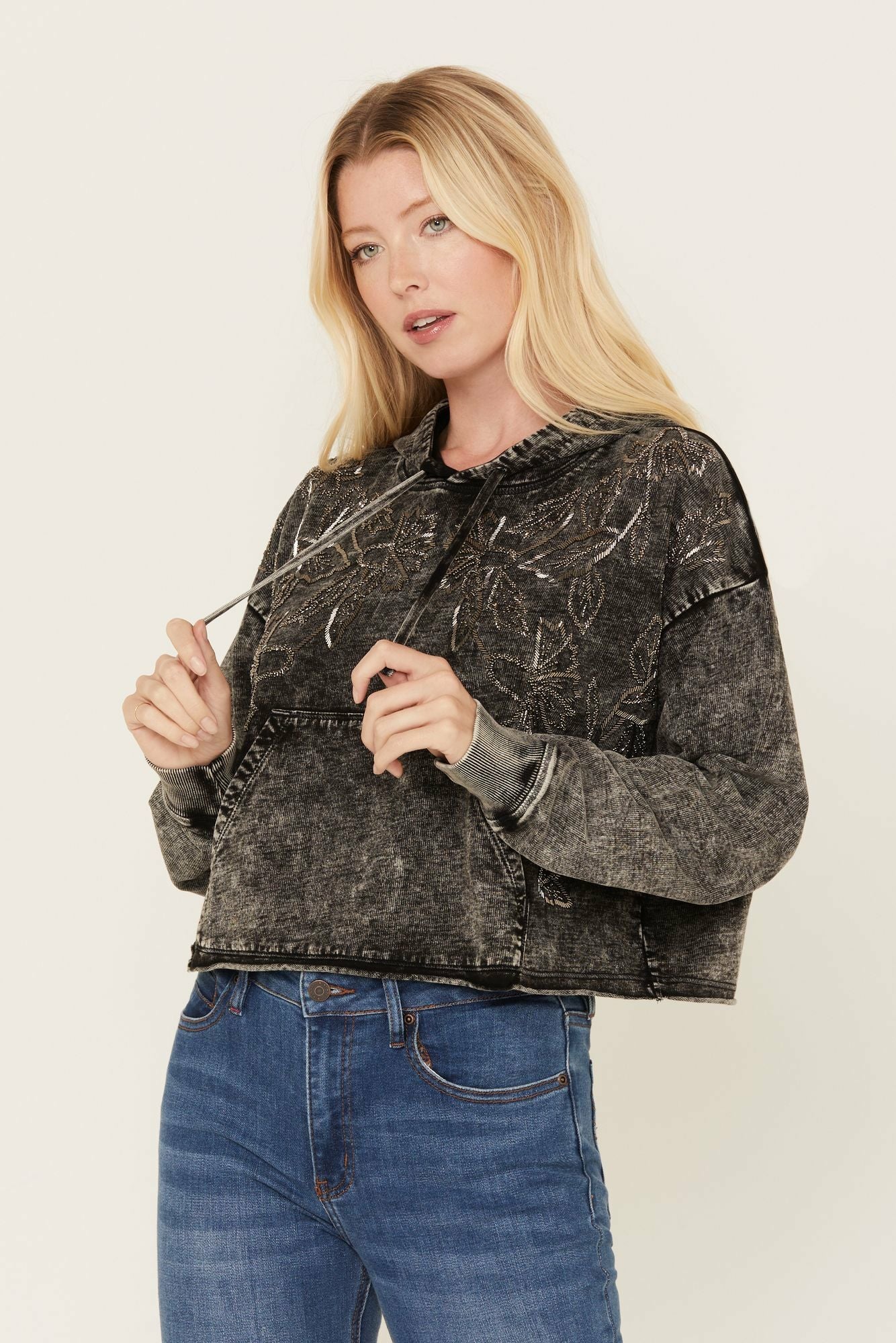 Idyllwind Jensen Embroidered Hooded Sweatshirt