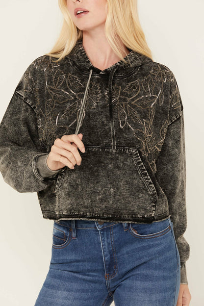 Idyllwind Jensen Embroidered Hooded Sweatshirt