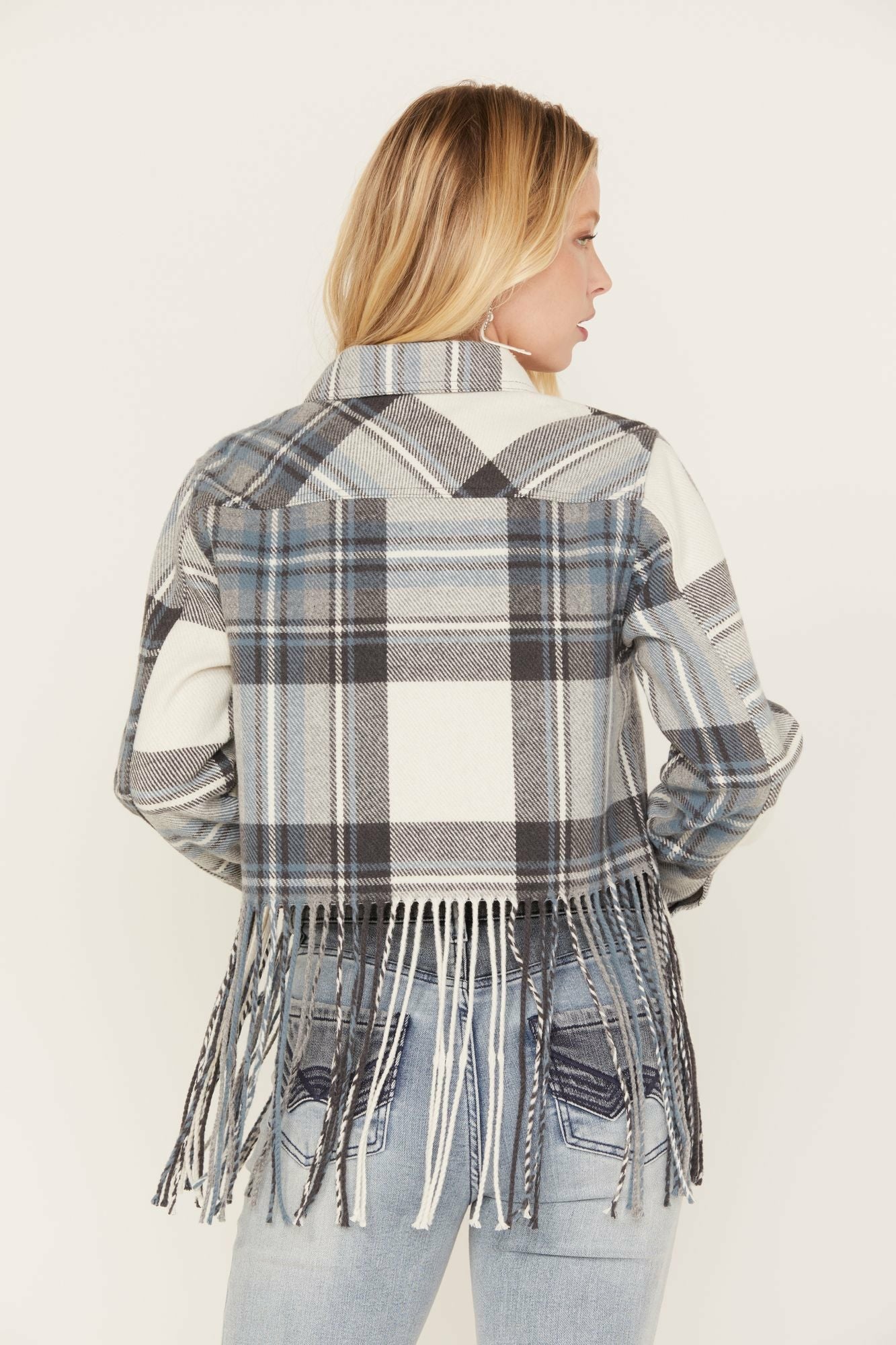 Idyllwind Walker Cropped Fringe Shacket Jacket