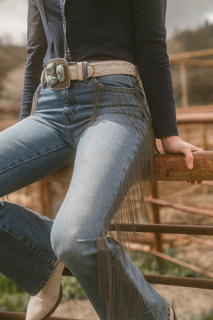 Idyllwind Carlyle Place High Risin' Fringe Bootcut Jeans