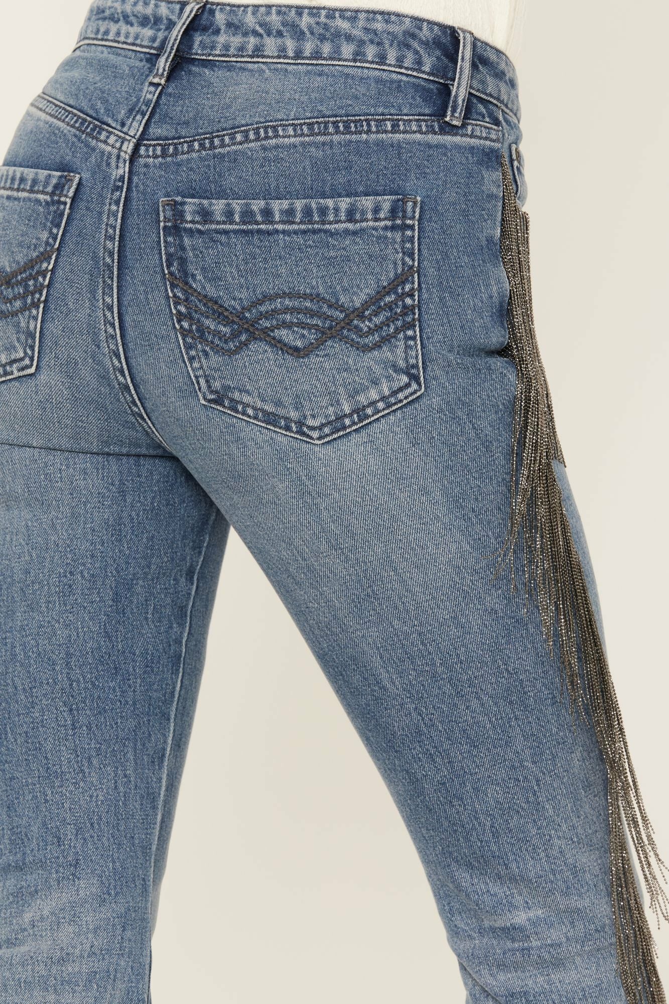 Idyllwind Carlyle Place High Risin' Fringe Bootcut Jeans