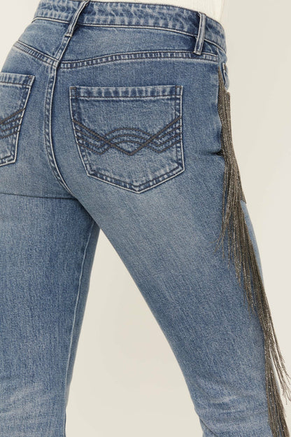 Idyllwind Carlyle Place High Risin' Fringe Bootcut Jeans