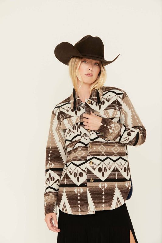 Idyllwind Addy Southwestern Print Shacket