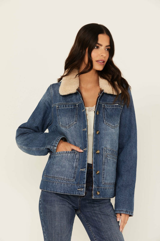 Idyllwind Alcott Reversible Denim / Blanket Jacket